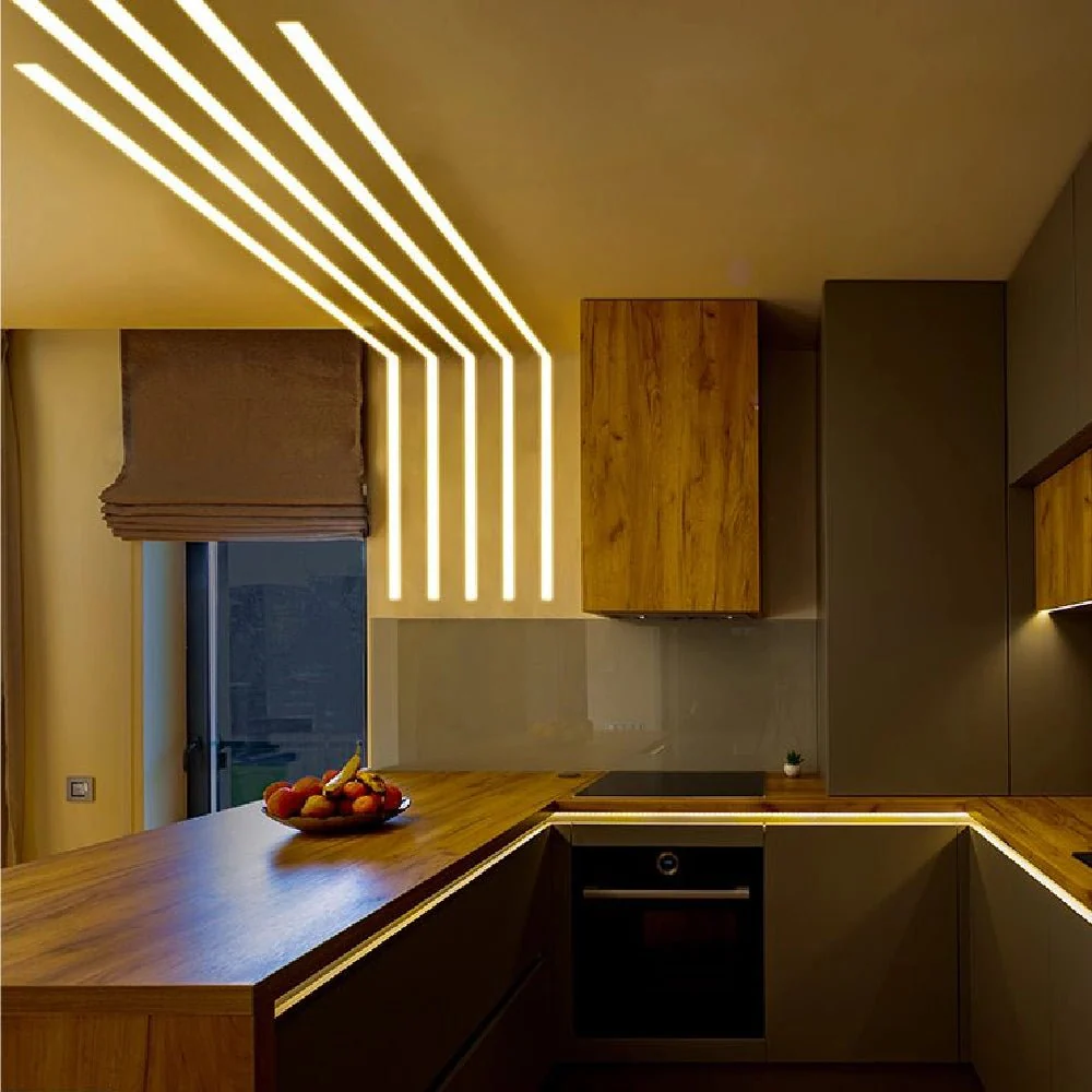 Ultralight Black Linear Recessed Connectable Light - Modern Slim Design (BR6075) - Image 3