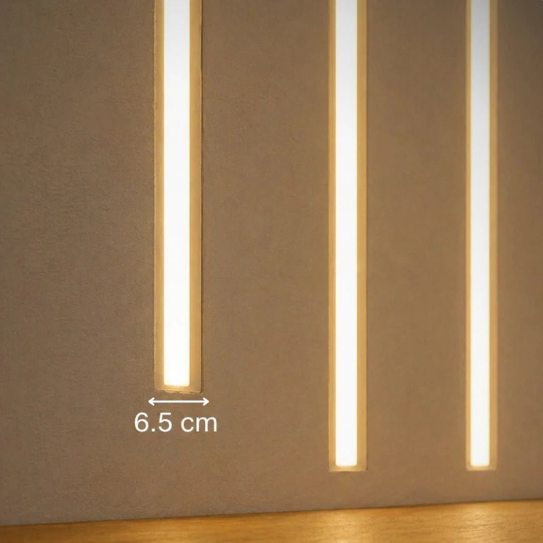 Ultralight Black Linear Recessed Connectable Light - Modern Slim Design (BR6075) - Image 4