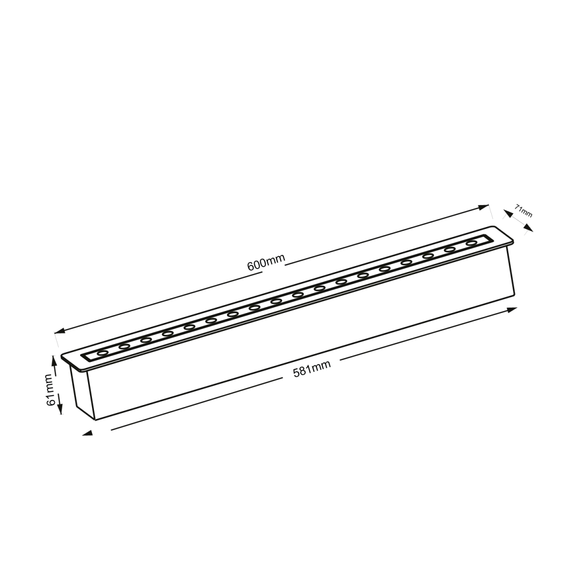Ultralight Linear Inground Light IP67 (BD9007) - Image 7