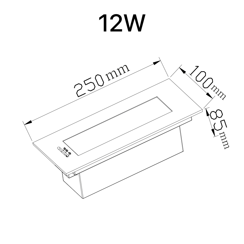 Linear Inground Light Directional 45° adjustable (BD9007-AD) - Image 9
