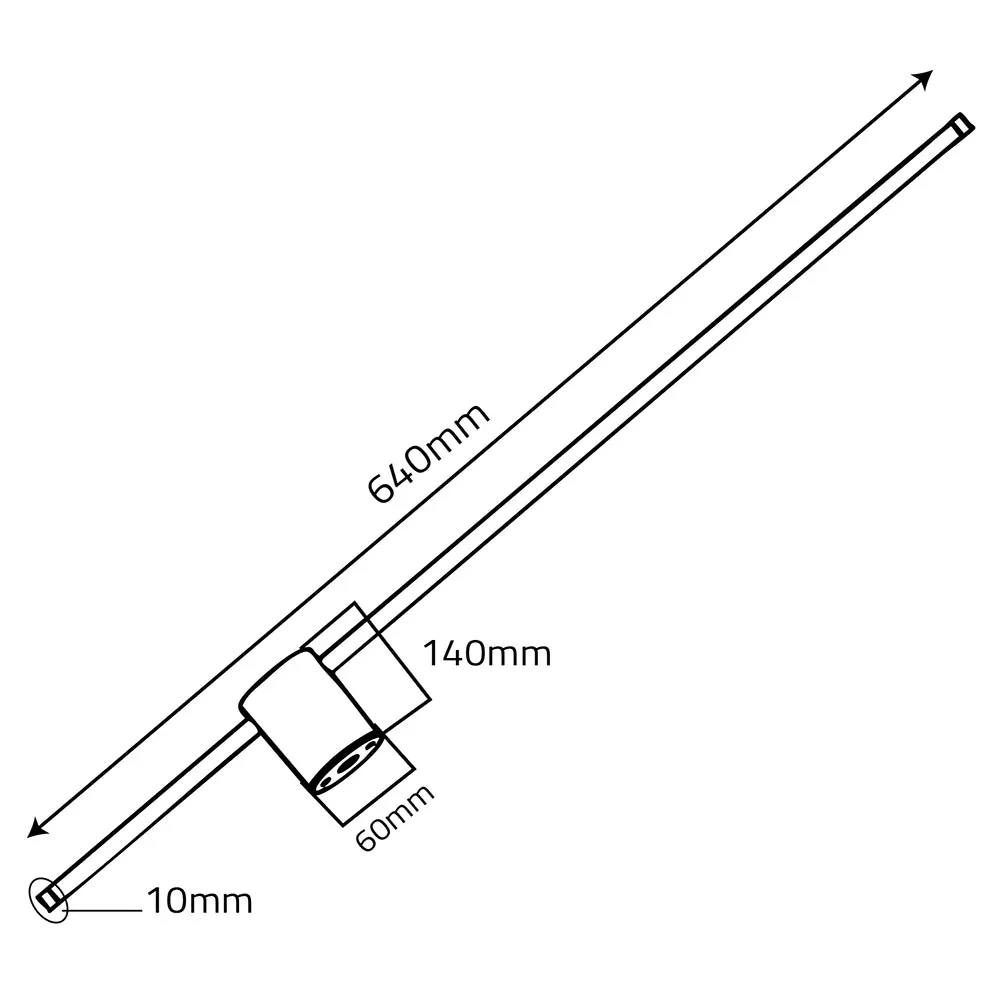 Ultralight Linear Wall Lamp Bed - USB , USB Type C (BR2330) - Image 8