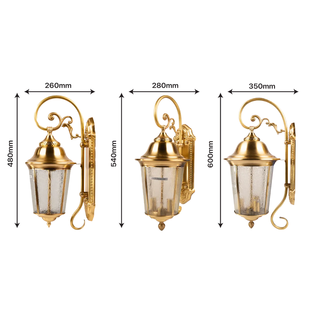Ultralight Luxury Copper Outdoor Lantern IP44 (3370) - Image 10