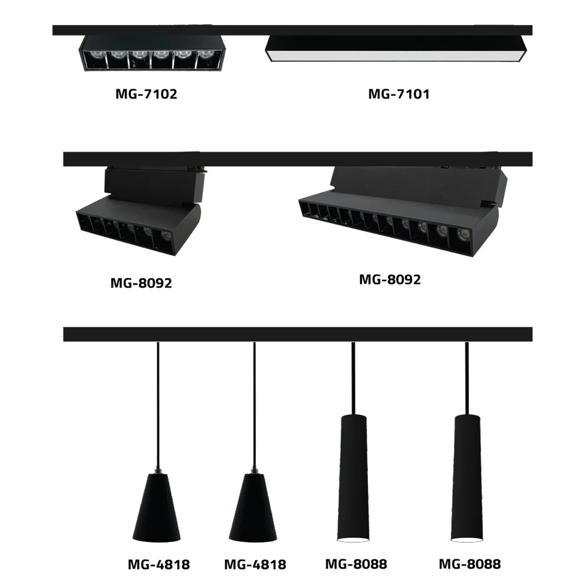 Ultralight Magnetic Track Light 20mm (MG-Family)