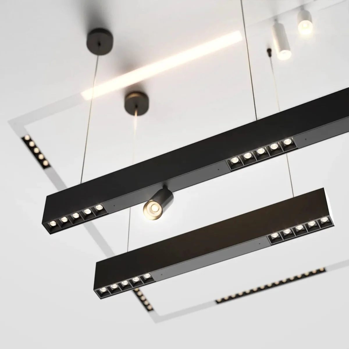 Ultra Light 11mm Magnetic Track Lighting System | Sleek & Flexible LED Design (BM-Family) - Image 8