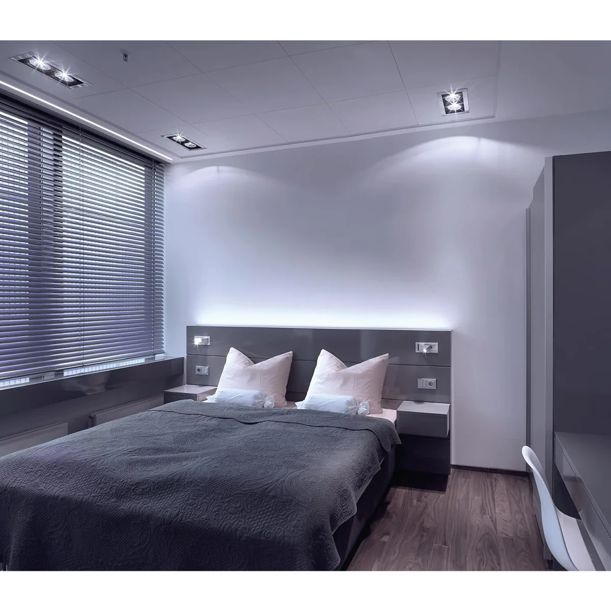 Ultralight Modern LED Downlight Frame Square - AR111 Base (TK-A573) - Image 4