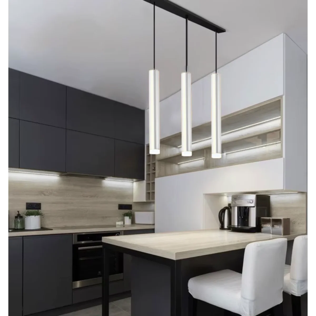 Ultralight Modern Pendant Light - GU10 Ceiling Fixture (ZH-H3033) - Image 4
