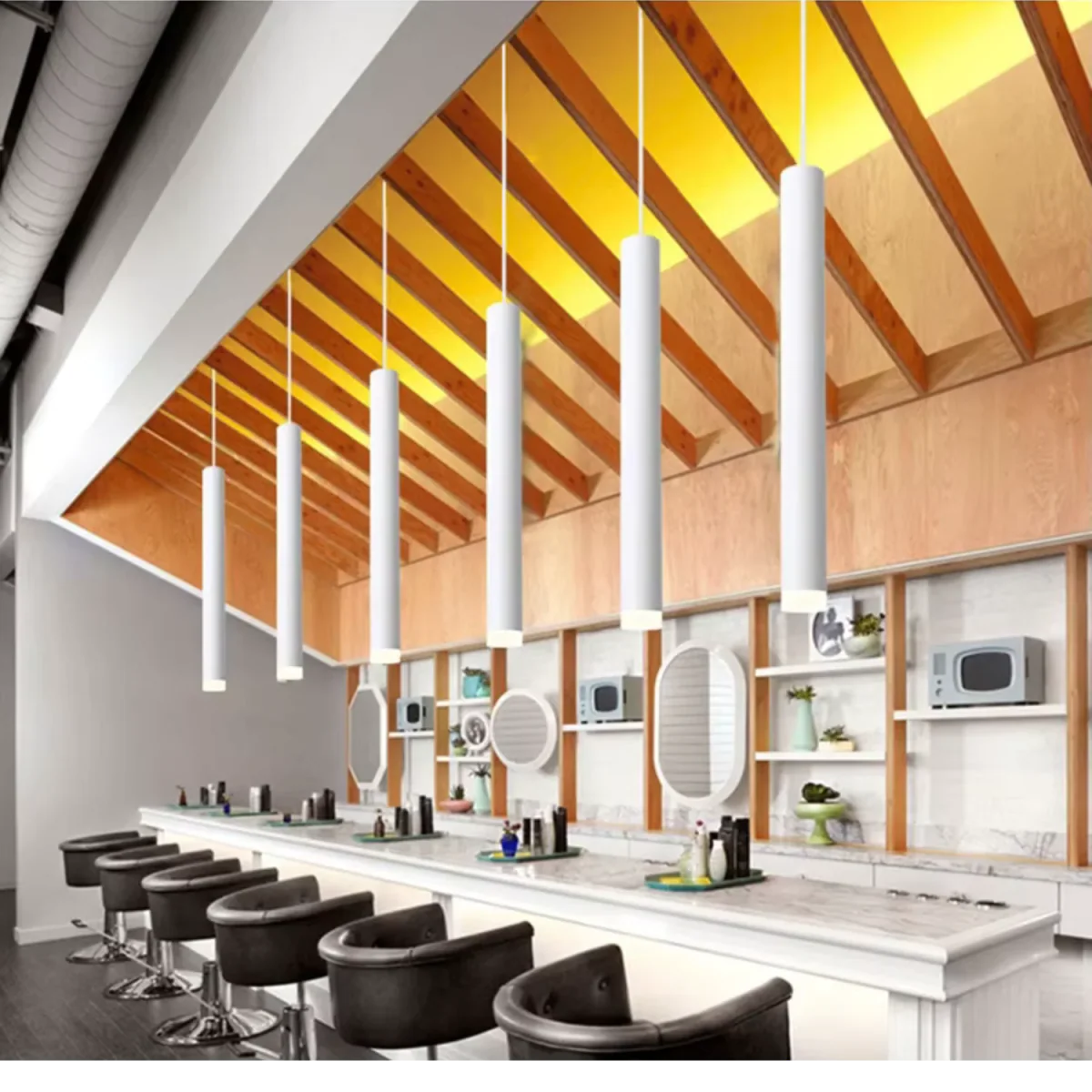 Ultralight Modern Pendant Light - GU10 Ceiling Fixture (ZH-H3033) - Image 5