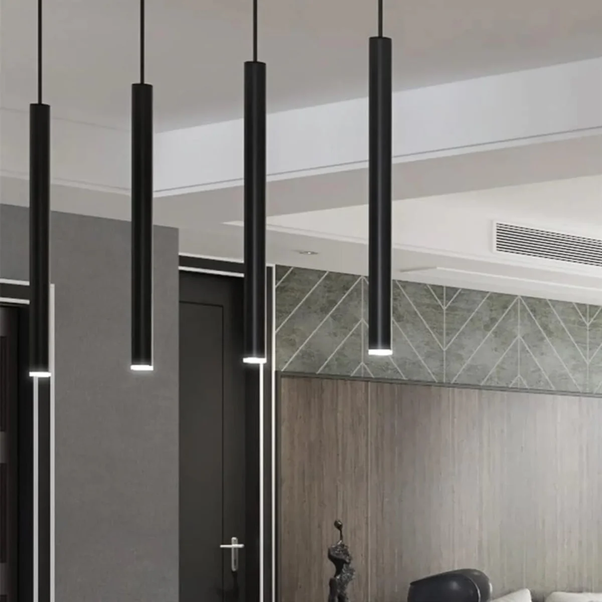 Ultralight Modern Pendant Light - GU10 Ceiling Fixture (ZH-H3033) - Image 6