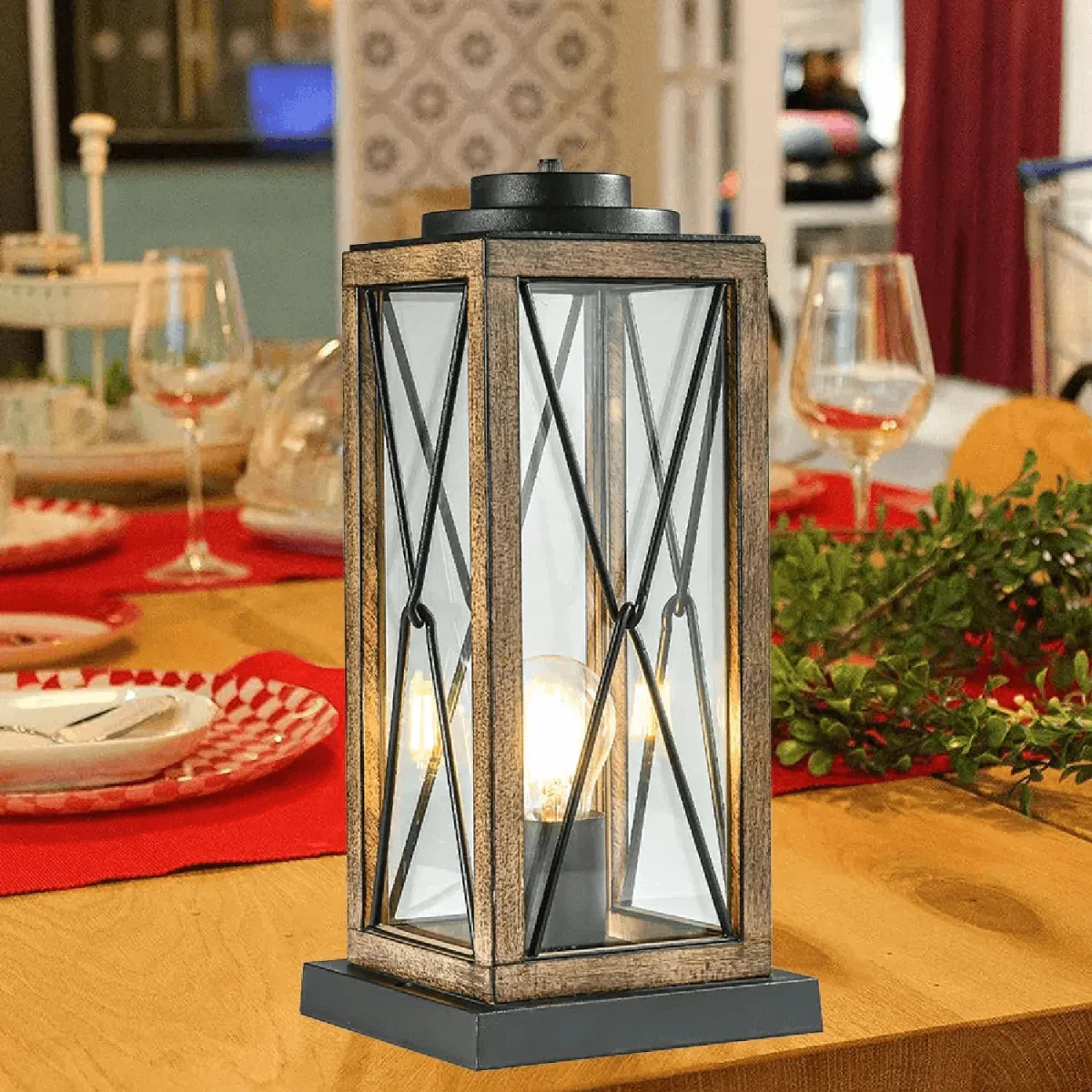 Ultralight Wood Outdoor Light IP44 E27 (0387-Family) - Image 13
