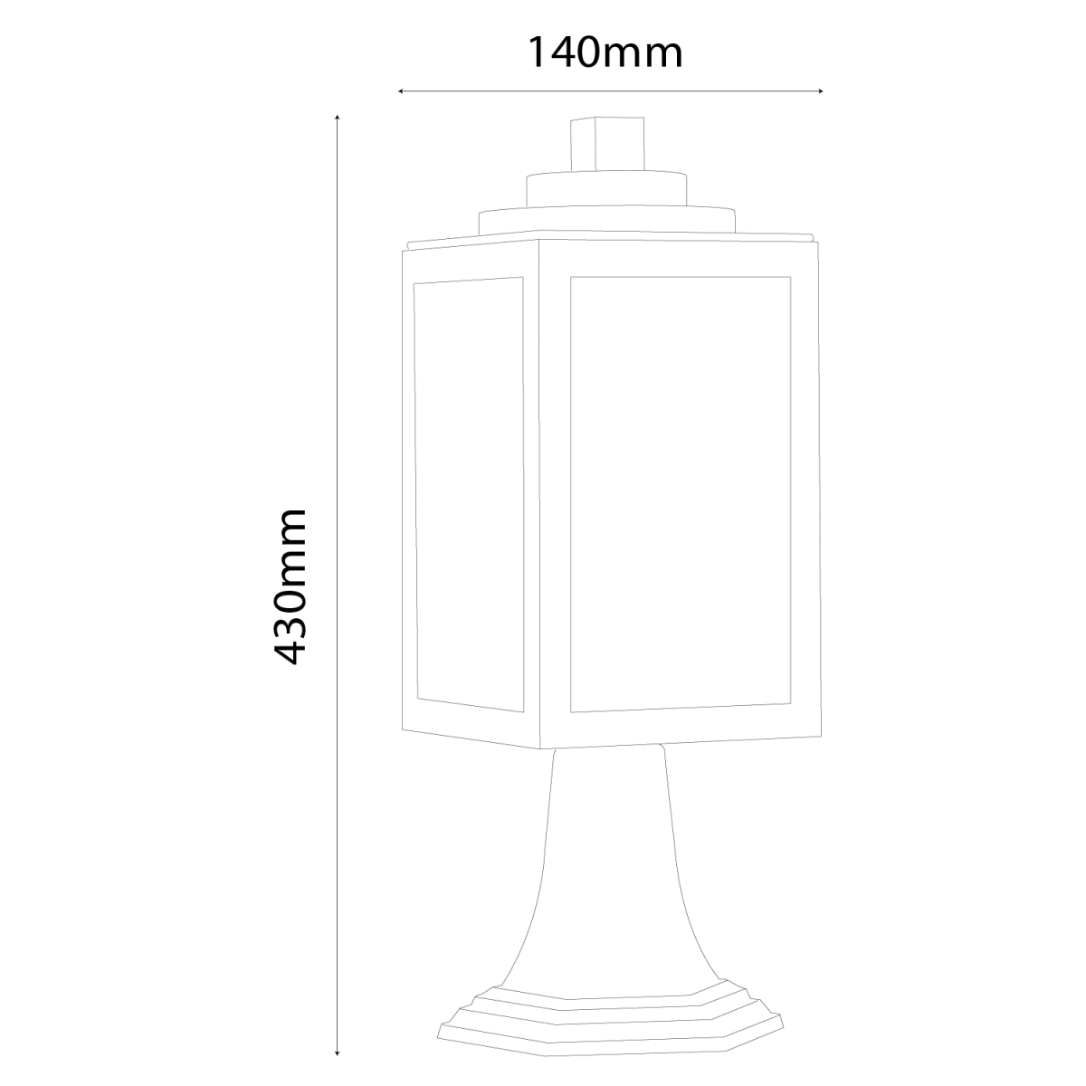 Ultralight Wood Outdoor Light IP44 E27 (0387-Family) - Image 17