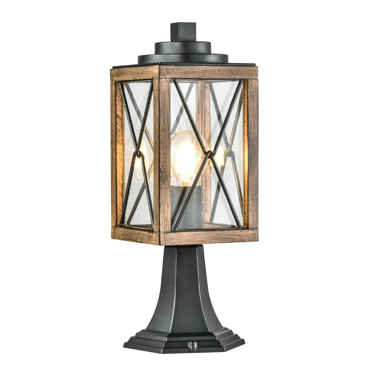 Ultralight Wood Outdoor Light IP44 E27 (0387-Family) - Image 4