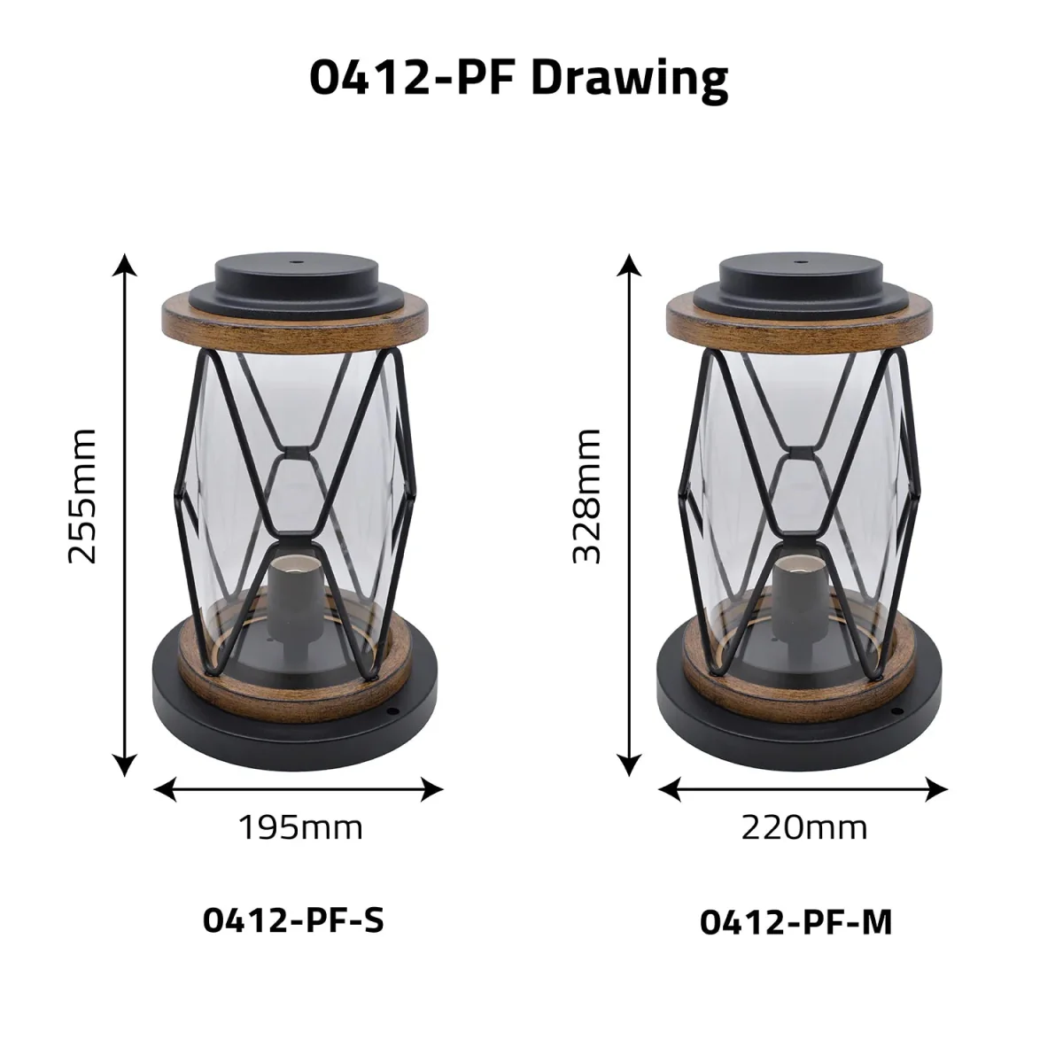 Ultralight Brown Outdoor Light E27 (0412-Family) - Image 31