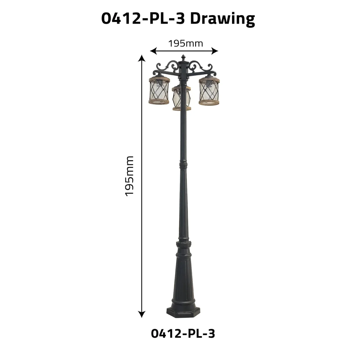 Ultralight Brown Outdoor Light E27 (0412-Family) - Image 34