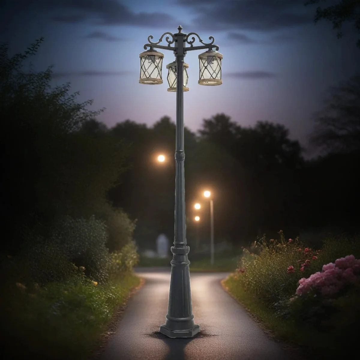 Ultralight Brown Outdoor Light E27 (0412-Family) - Image 5