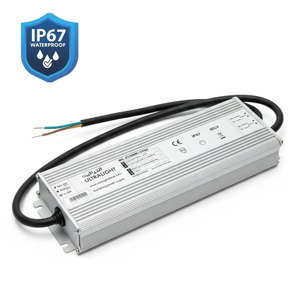Ultralight Outdoor 24VDC Power Supply IP67 With 400W (WY-KY400V24P67)