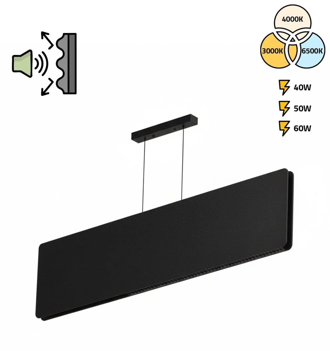 Ultralight Pendant Light Sound Proof (QPL3845)