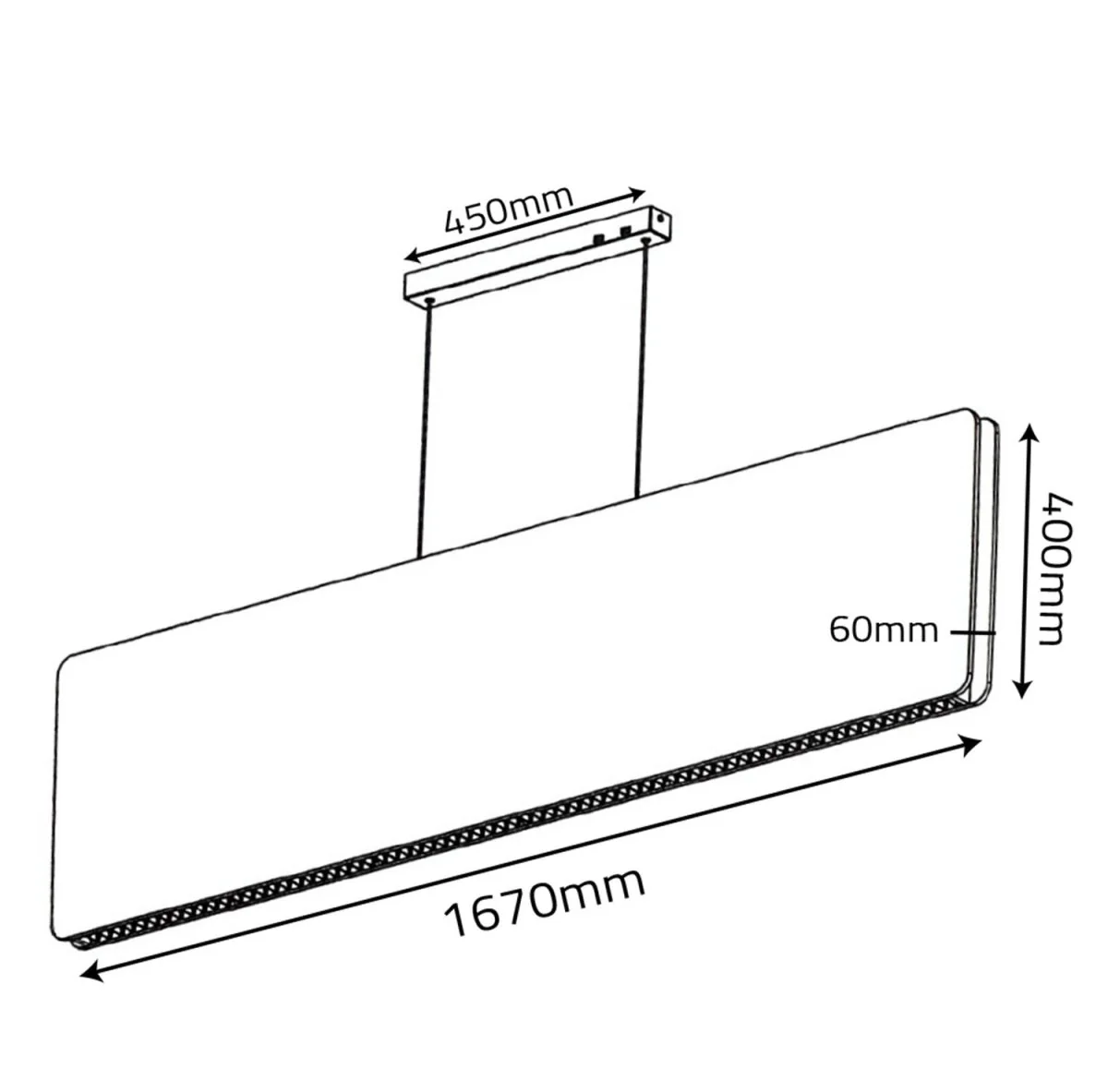 Ultralight Pendant Light Sound Proof (QPL3845) - Image 13