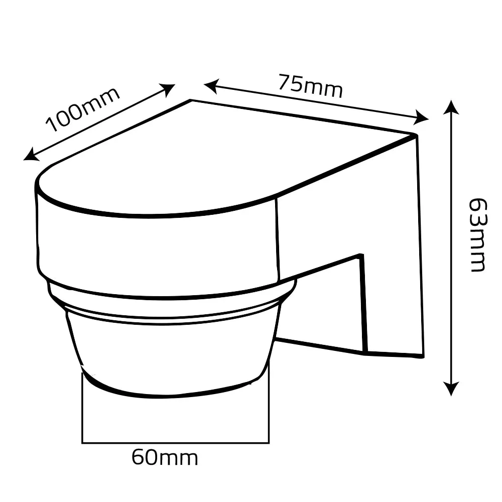 Ultralight Outdoor PIR Motion Sensor IP65 (ST18X) - Image 5