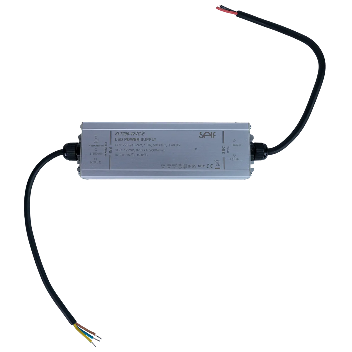 Ultralight Power Supply 12V 200W IP65 (SLT200) - Image 3