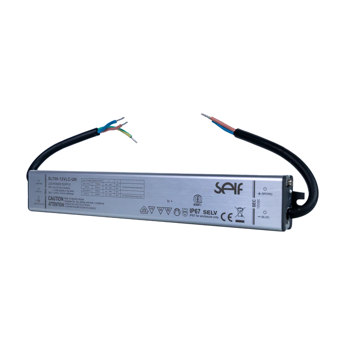 Ultralight Power Supply 12V 96W IP67 (SLT96) - Image 3