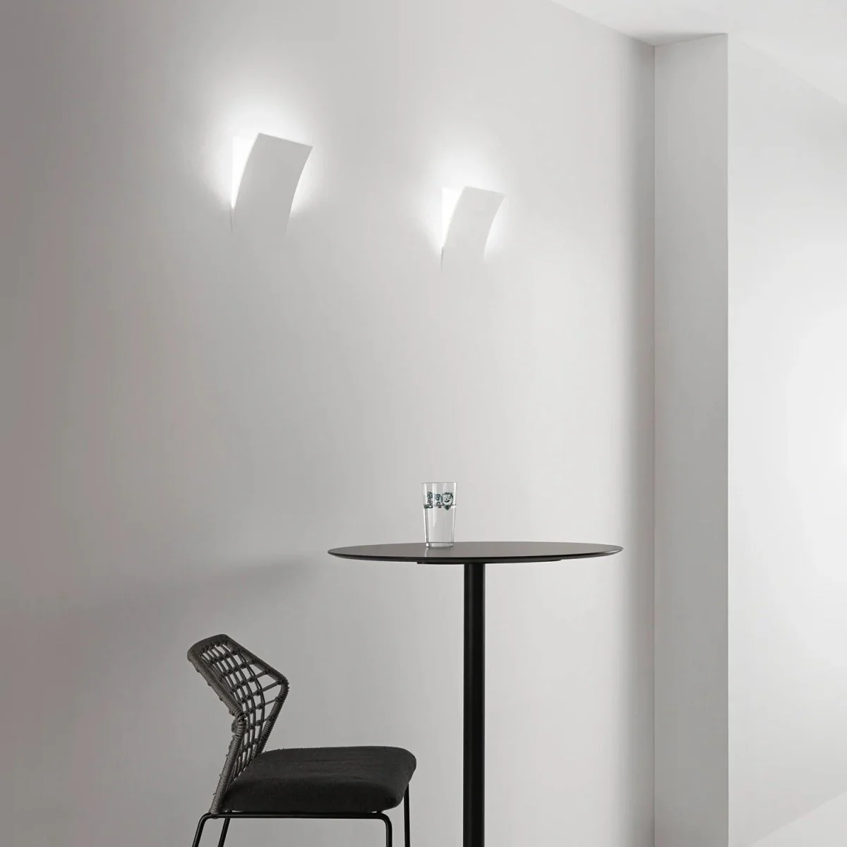 Ultralight Recessed Gypsum wall Light Frame E14 (MW-8401) - Image 12