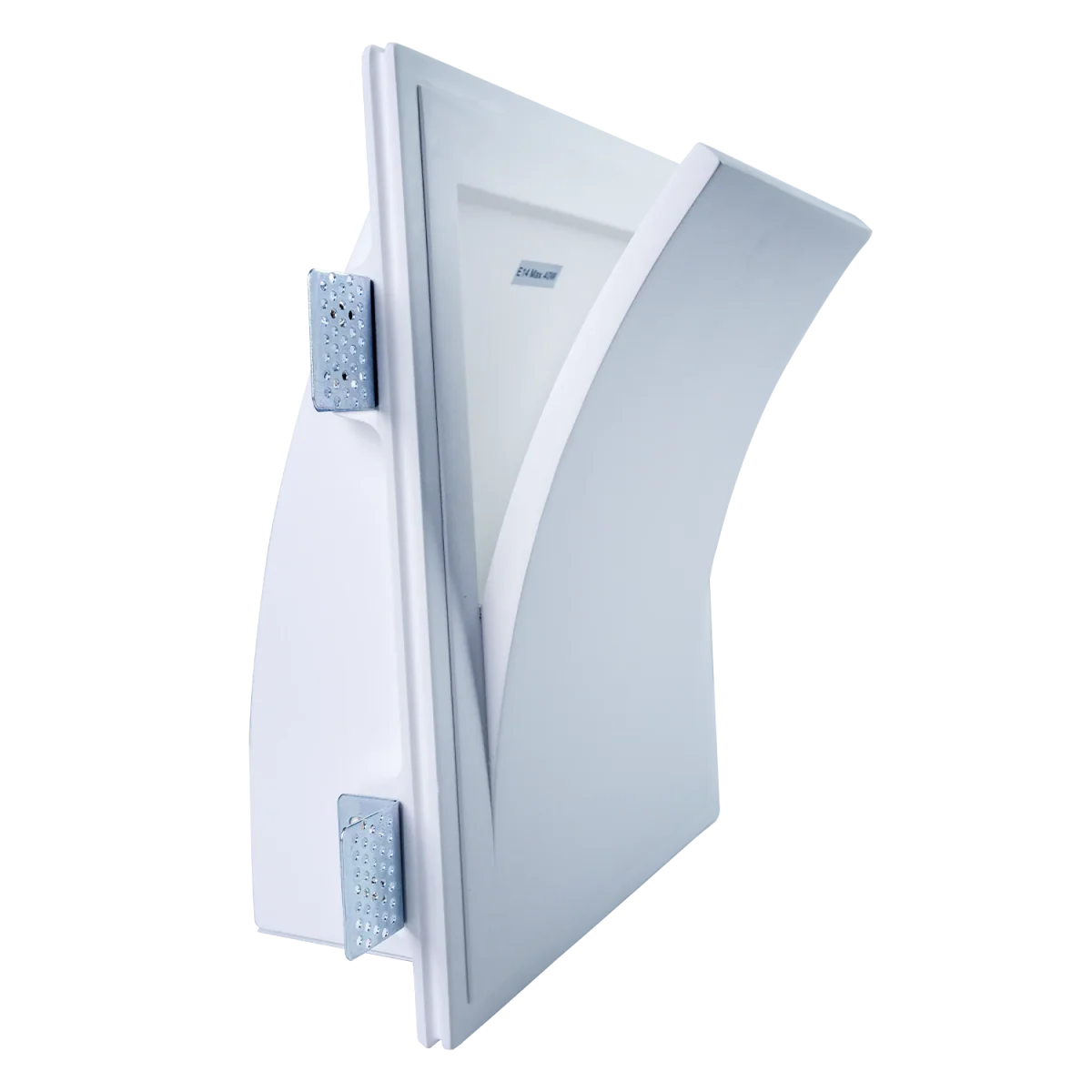 Ultralight Recessed Gypsum wall Light Frame E14 (MW-8401) - Image 3