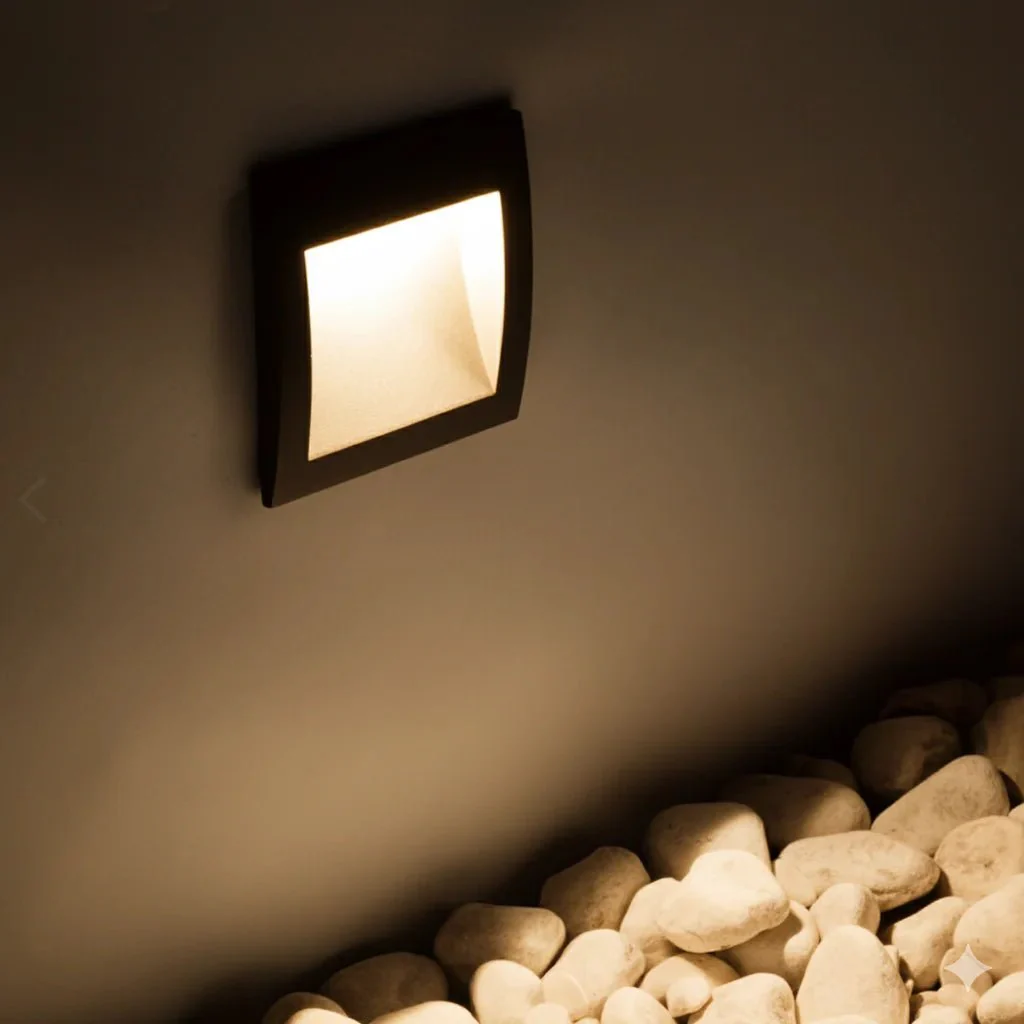 Ultralight Square LED Surface Mounted Step Light (20603) - Image 5