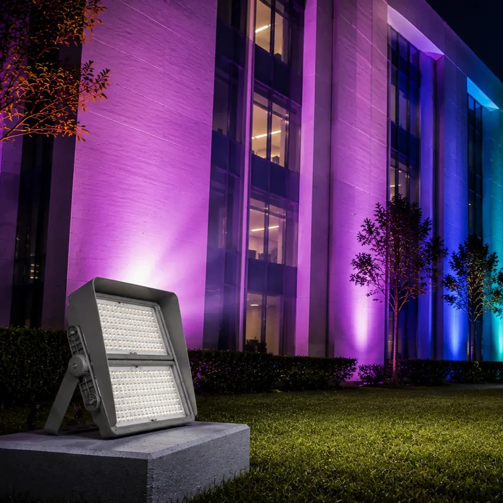 Ultralight RGBW LED Flood Light 800W IP65 - 5 Years Warranty (ZY-2086) - Image 3