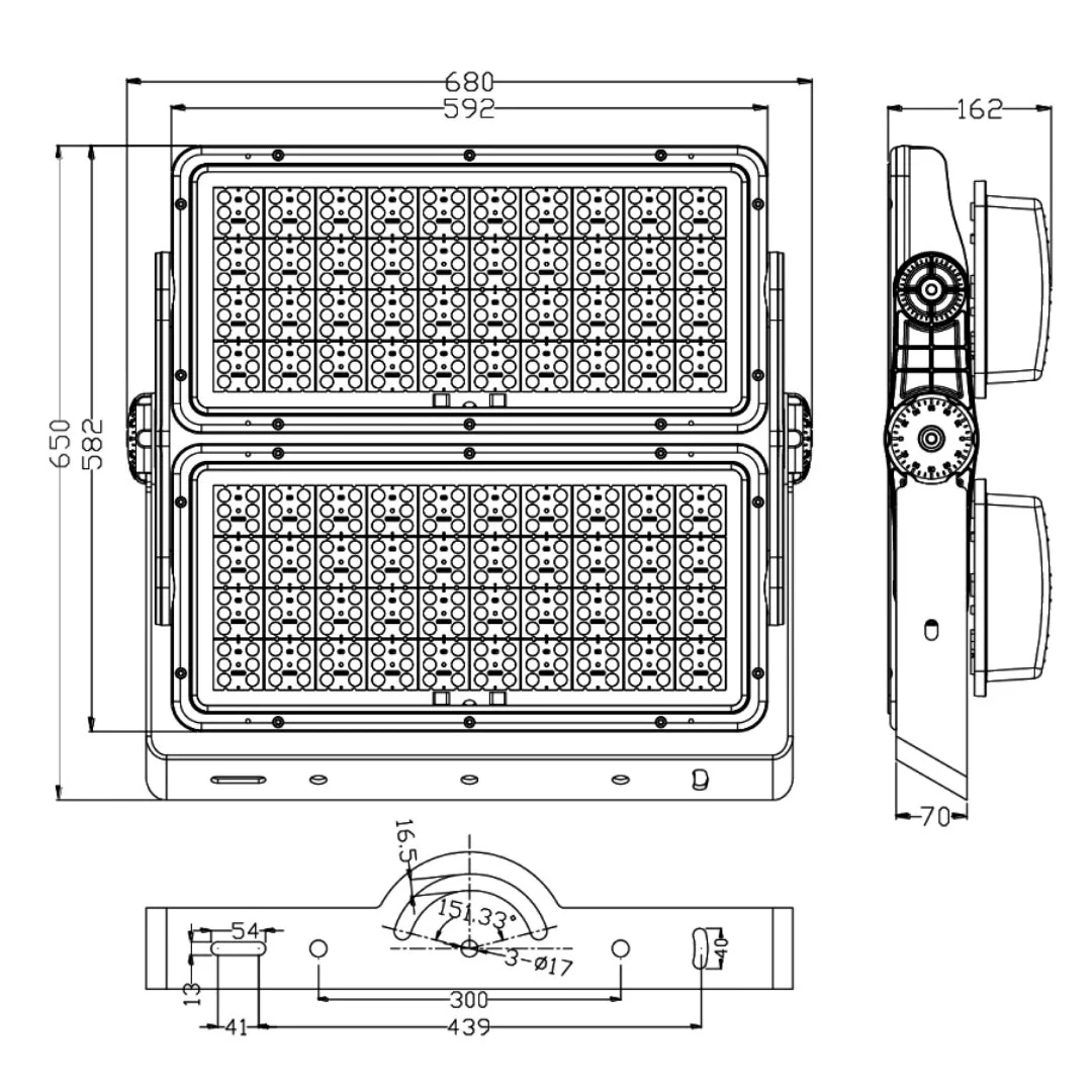 Ultralight RGBW LED Flood Light 800W IP65 - 5 Years Warranty (ZY-2086) - Image 5