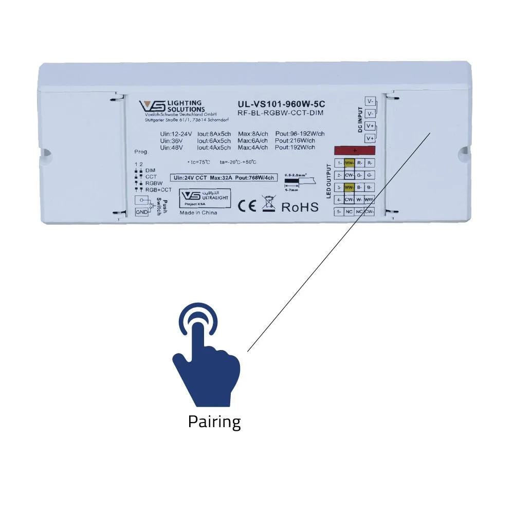 Ultralight A-Z Smart Controller 960W 24V for Smart Lighting (UL-VS101) - Image 3