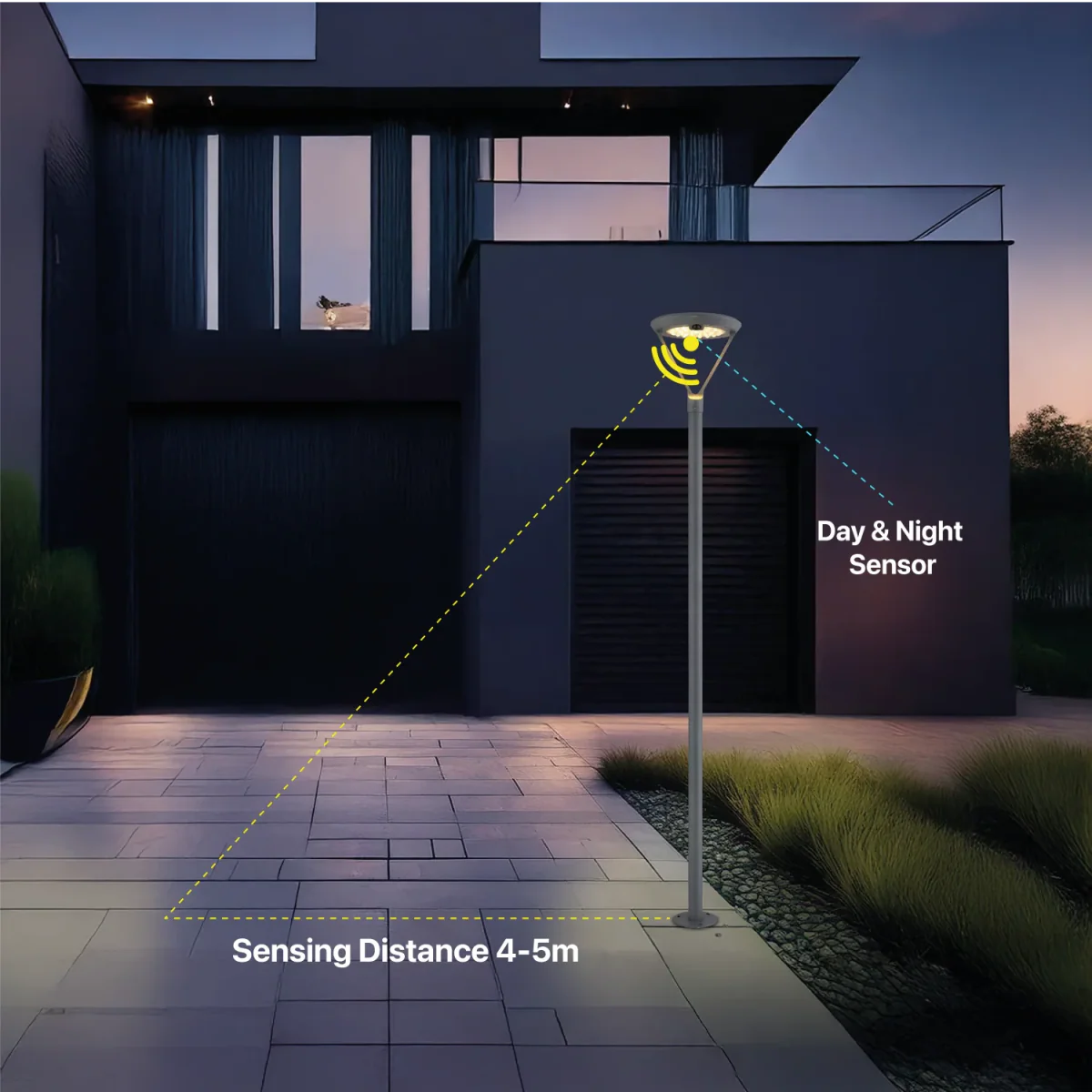 Ultralight Solar Garden Light with Motion Sensor 16W IP55 (T564) - Image 13