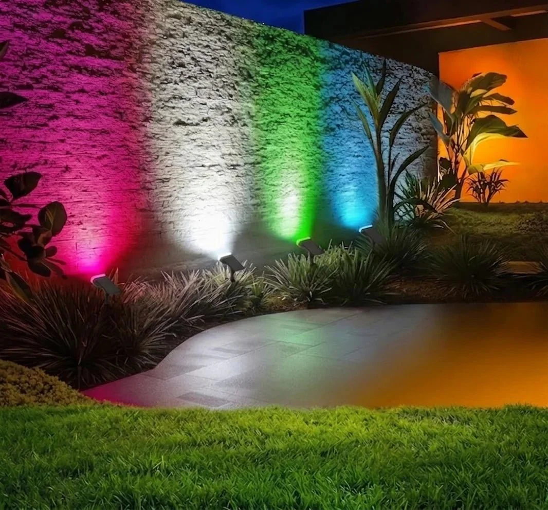 Ultralight Solar Landscape Light With 8 Light Color Auto Work at Night (LL18010) - Image 2