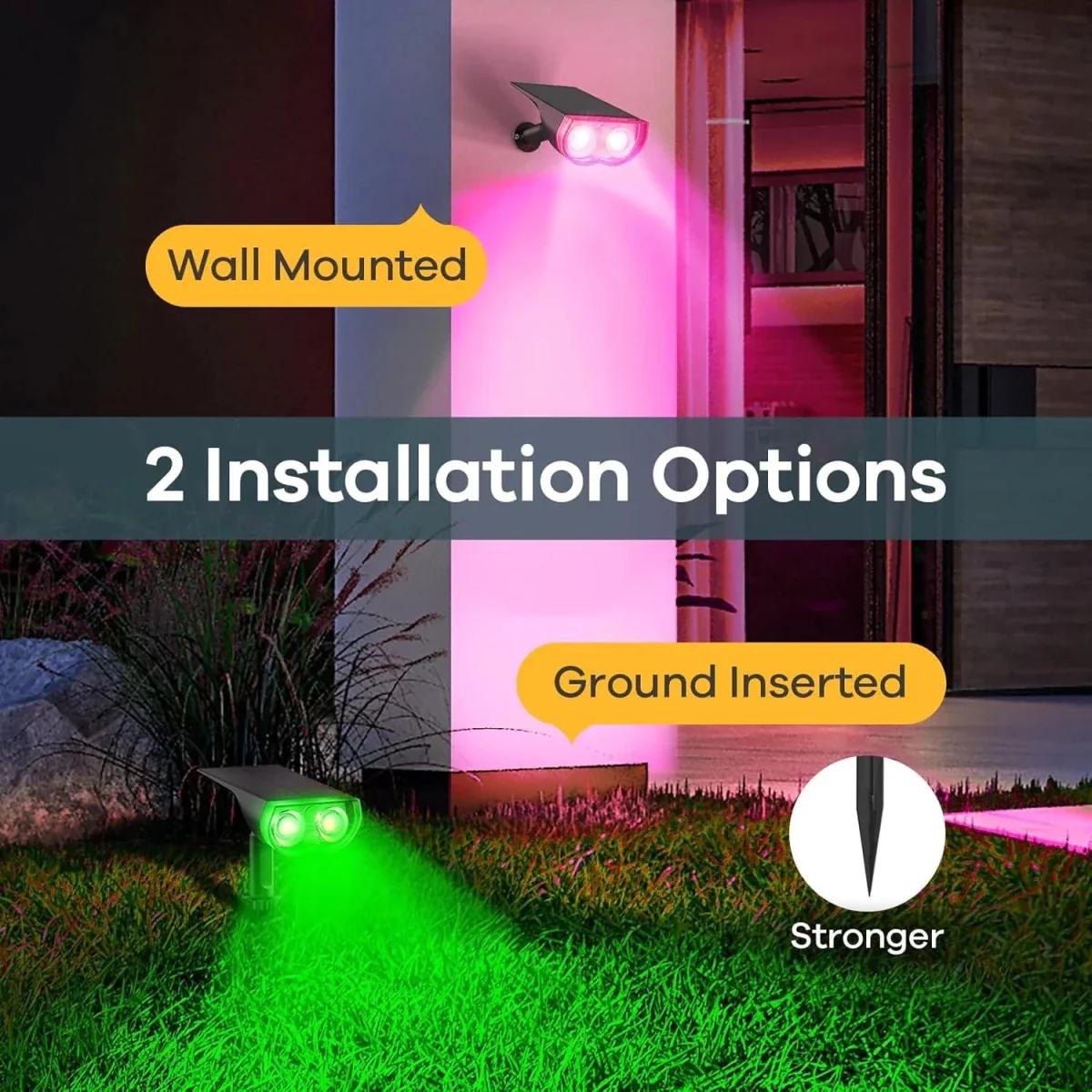 Ultralight Solar Landscape Light With 6 Light Color Auto Work at Night (LL18013) - Image 7