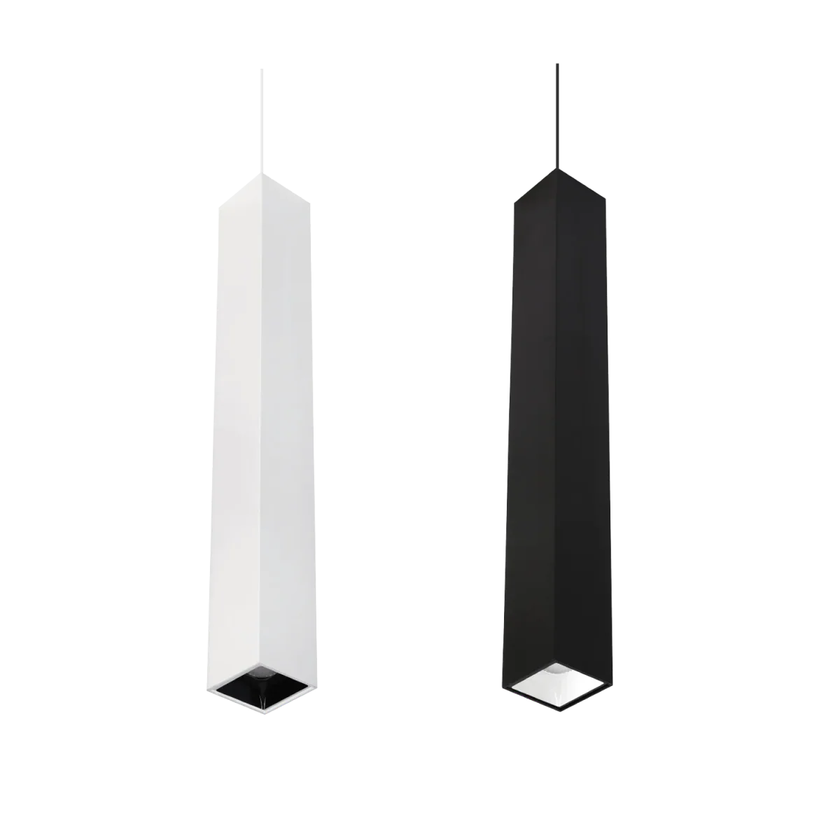 Ultralight Square Directional Pendant Light -20W Directional Fixture (BR8088-SQ)