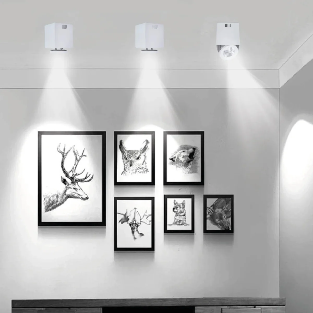 Ultralight Surface Mounted Frame AR111 - Rotatable Light Fixture (C7655) - Image 7