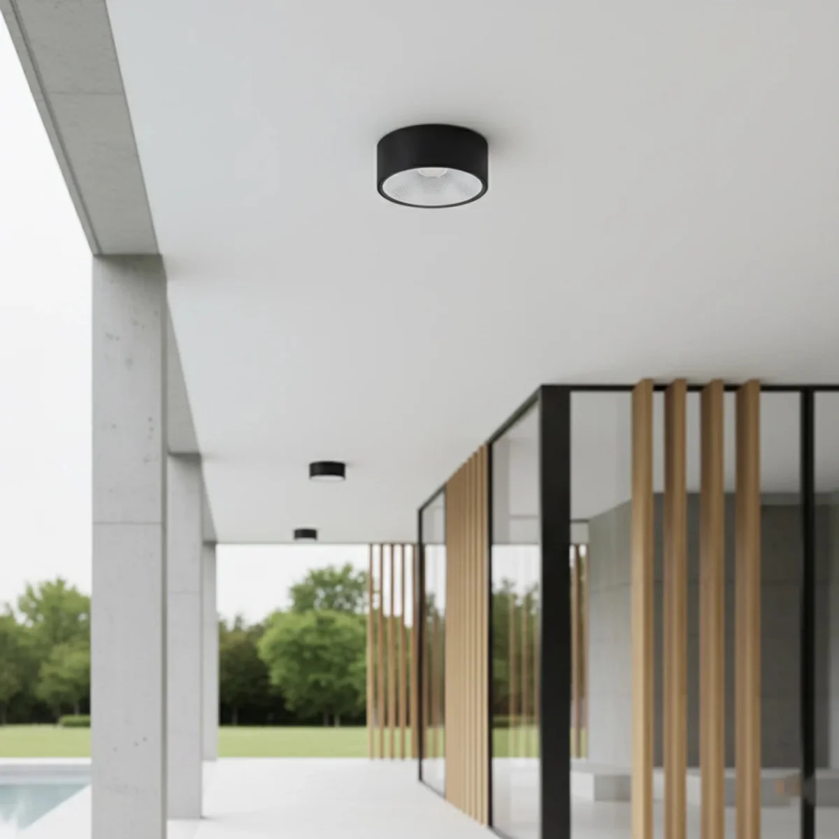 Ultralight Rounded Surface Mounted Spotlight (SQ7224B) - Image 2