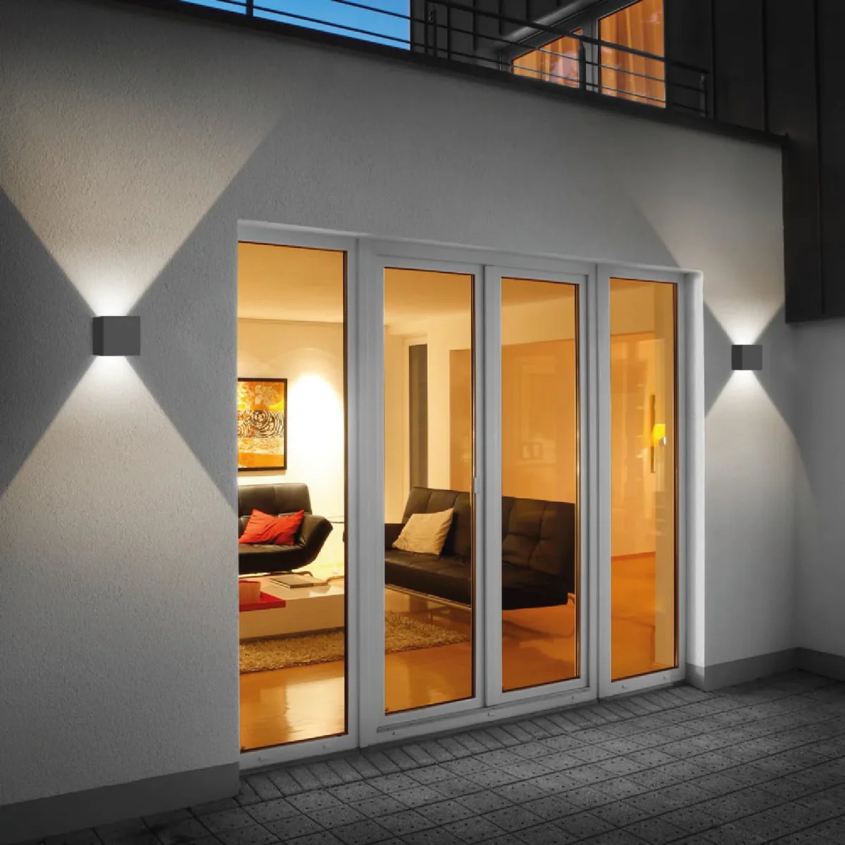 Ultralight Up & Down Wall Light (GWL6709) | Weatherproof Outdoor Wall Lighting - Image 5