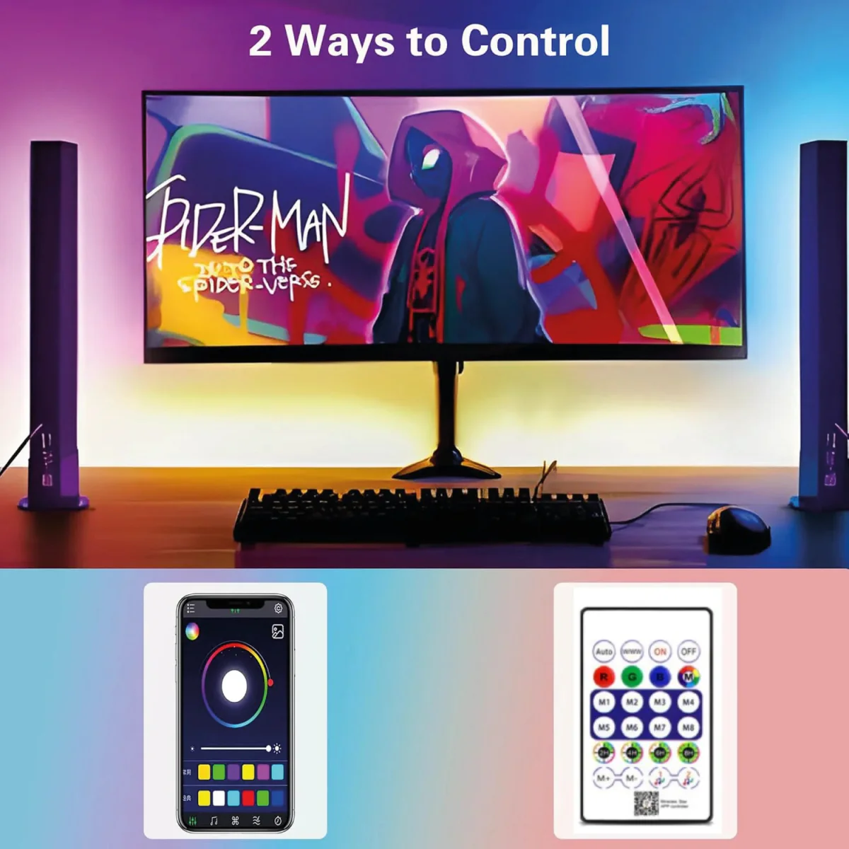 USB Neon LED Strip Light with Music Sync & Smart Control – 5M (RGB Flex Light) - Image 11