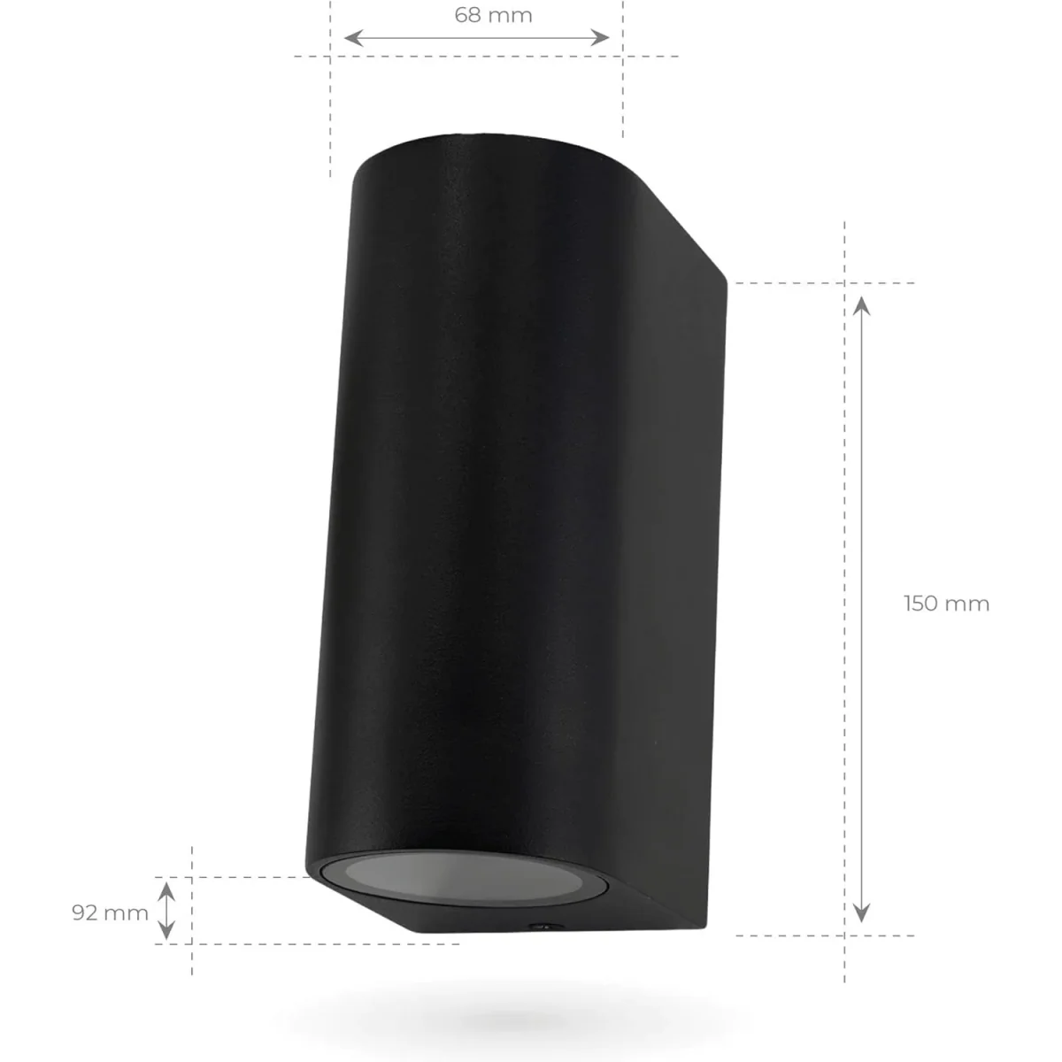 Ultralight Wall Modern Frame GU10 - LED Up & Down Outdoor Wall Lighting (BD1002) - Image 3