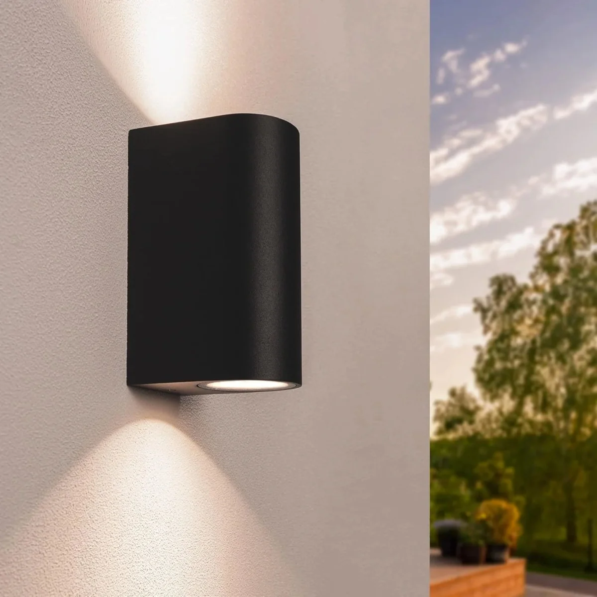 Ultralight Wall Modern Frame GU10 - LED Up & Down Outdoor Wall Lighting (BD1002) - Image 7