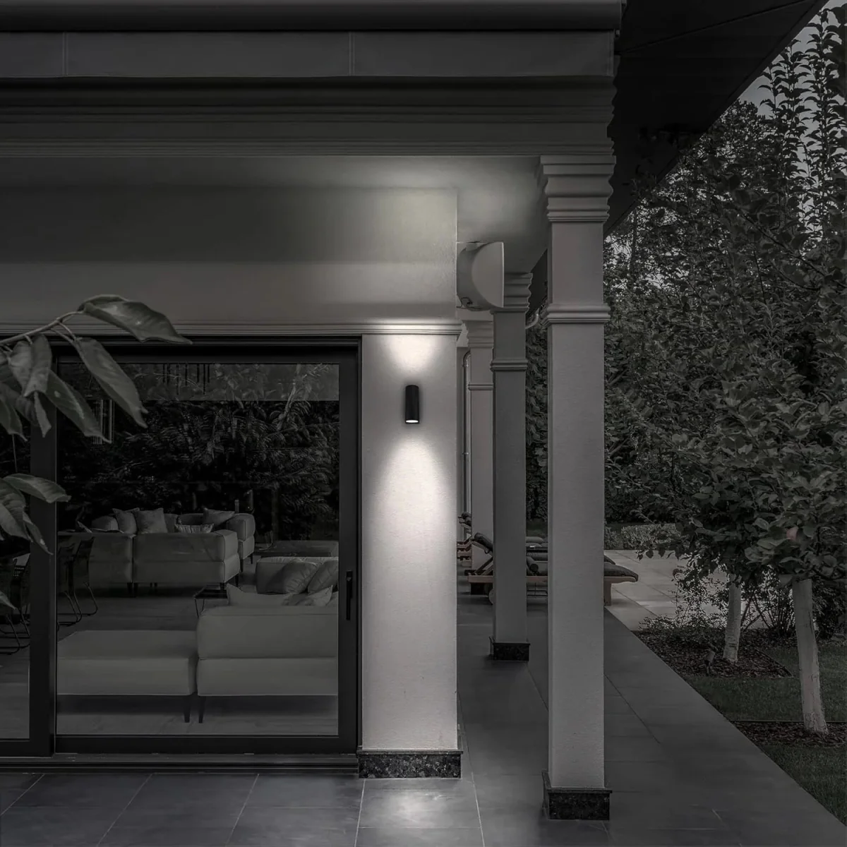 Ultralight Wall Modern Frame GU10 - LED Up & Down Outdoor Wall Lighting (BD1002) - Image 9