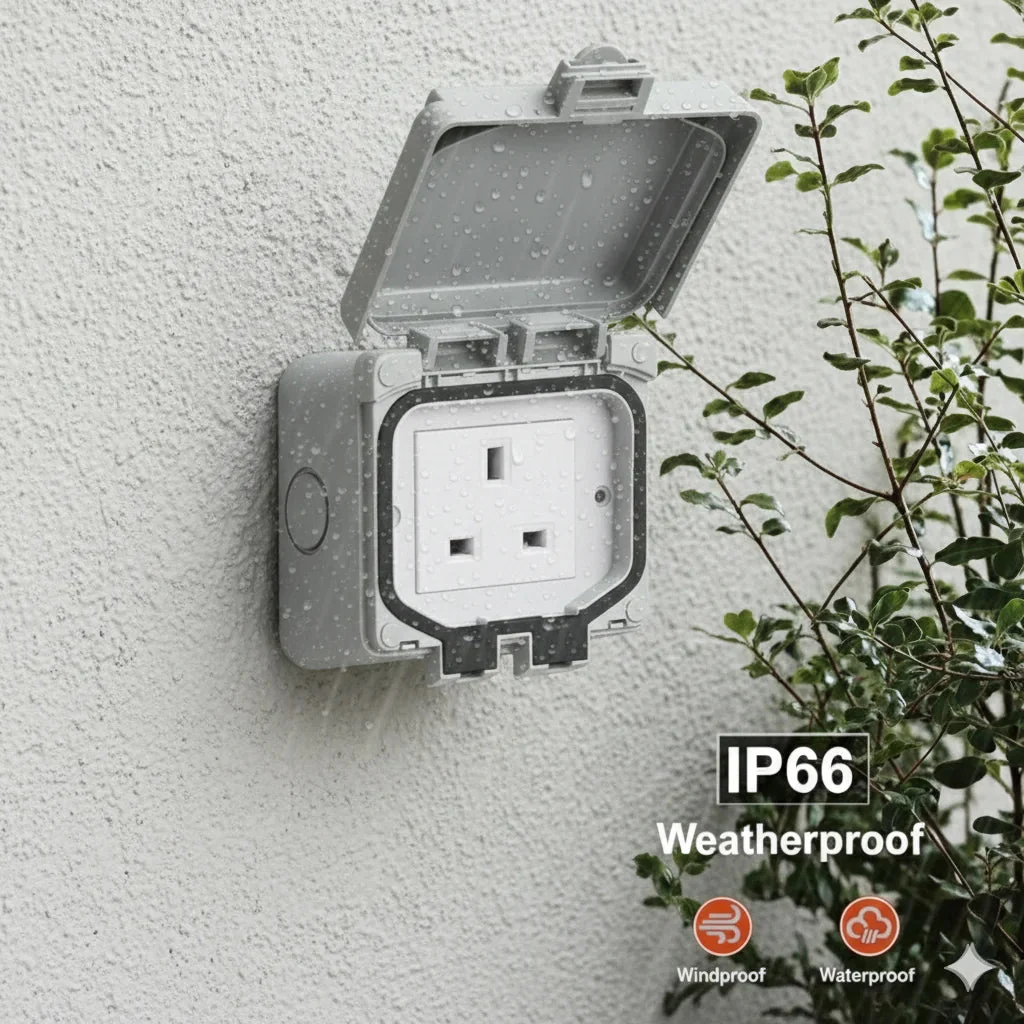 Ultralight Waterproof Socket 13A IP66 (FSH-13A) - Image 3