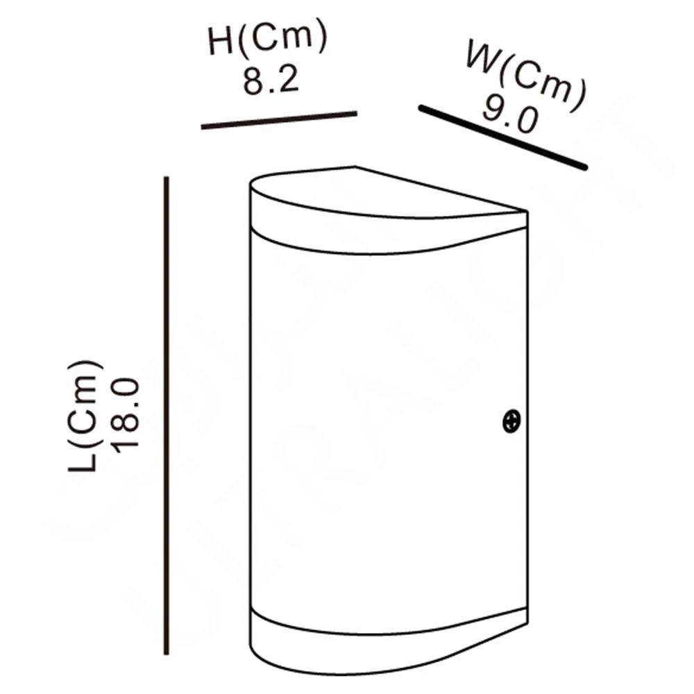 Ultralight Up and Down Wall Light 7W (JW124A) - Image 4