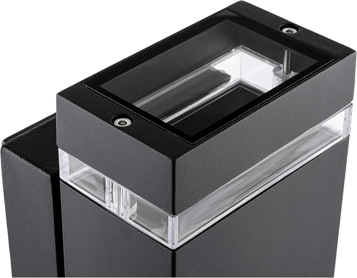 WALL LIGHT FRAME (YJ2181-2) - Modern Up & Down GU10 Outdoor Wall Light - Image 4