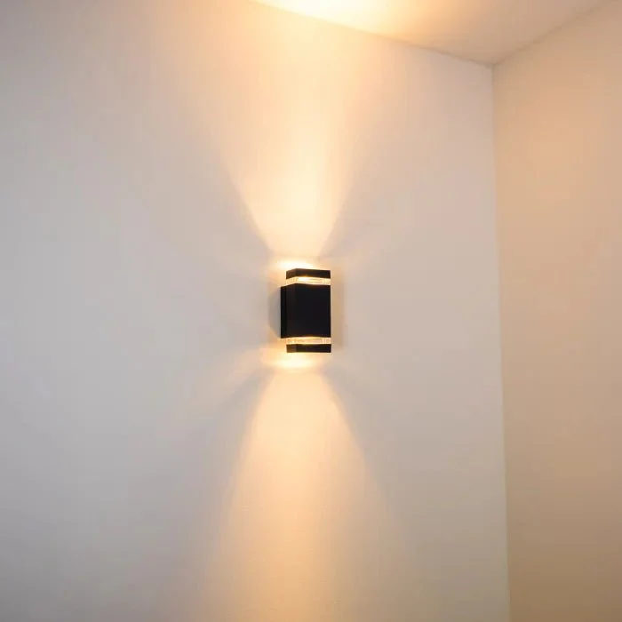 WALL LIGHT FRAME (YJ2181-2) - Modern Up & Down GU10 Outdoor Wall Light - Image 5