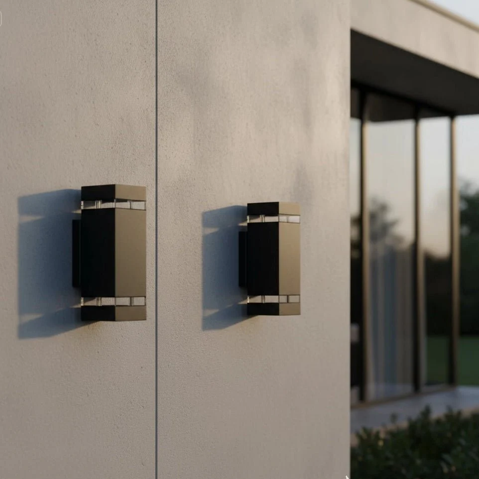 WALL LIGHT FRAME (YJ2181-2) - Modern Up & Down GU10 Outdoor Wall Light - Image 7