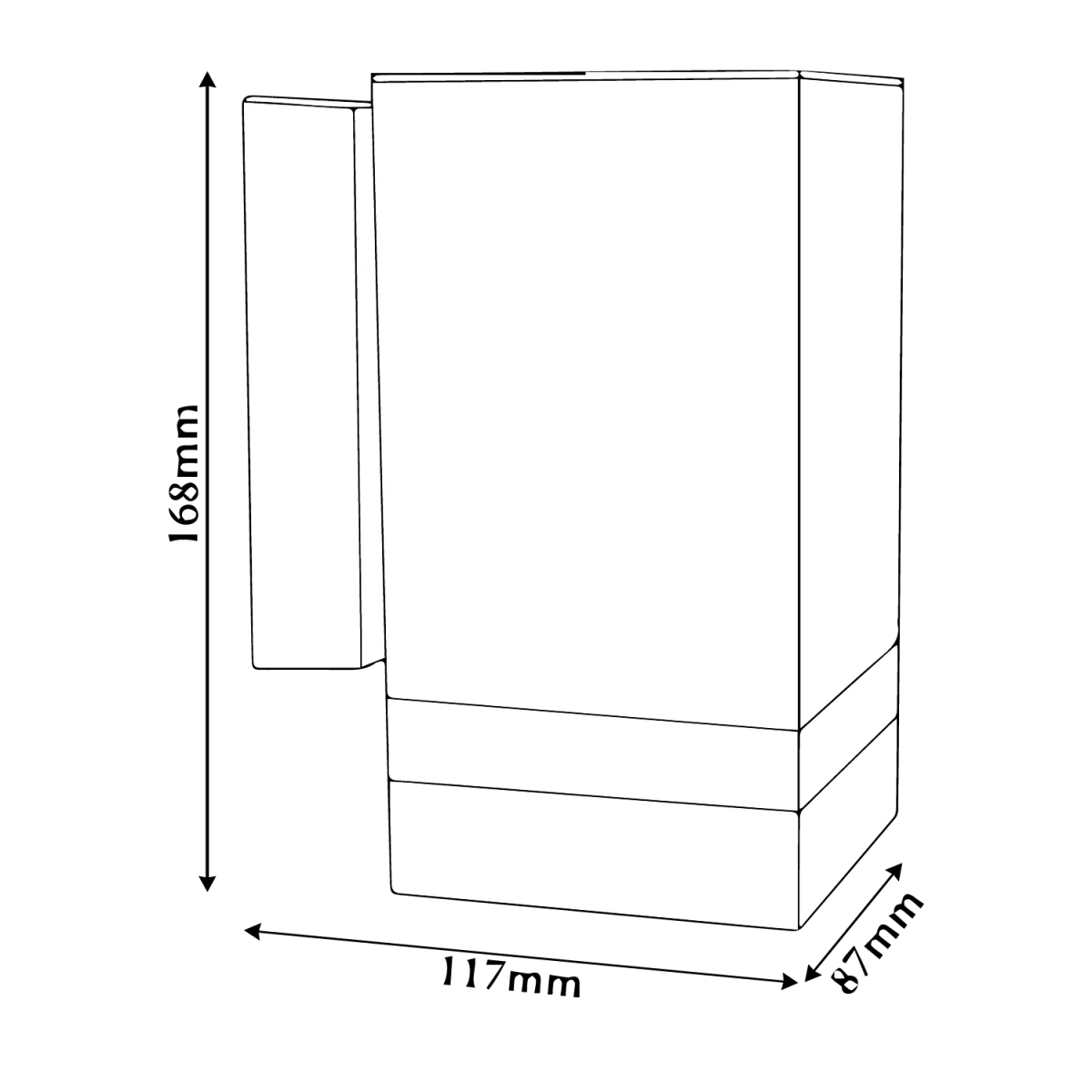 Ultralight Modern Outdoor Wall Frame GU10 (YJ2181-1) - Image 7