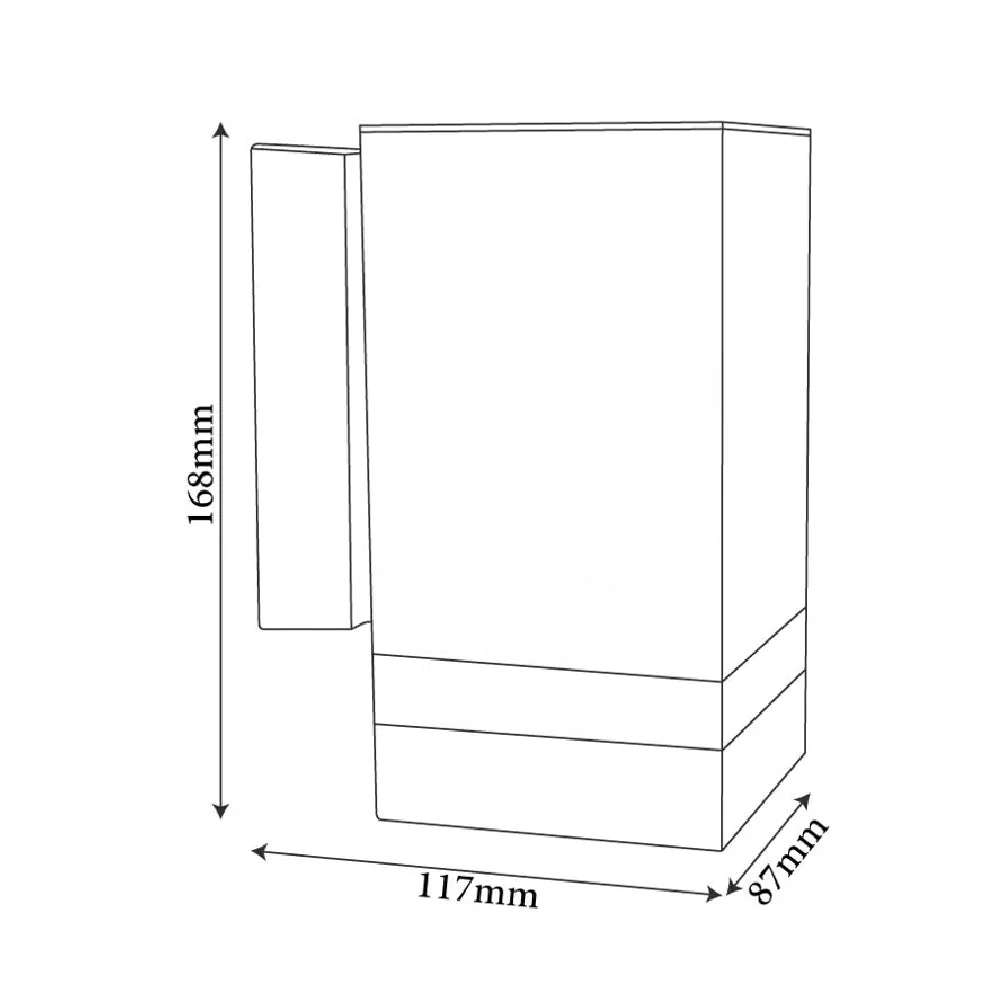 Ultralight Modern Outdoor Wall Frame GU10 (YJ2181-1) - Image 8