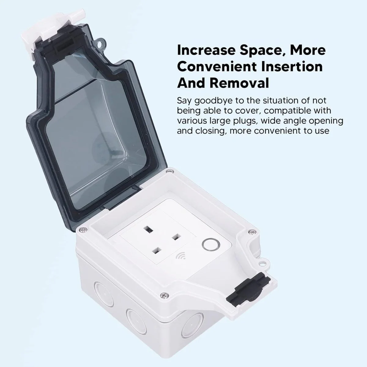 IP66 Waterproof and Dustproof wall Socket (IG86-SS) - Image 4
