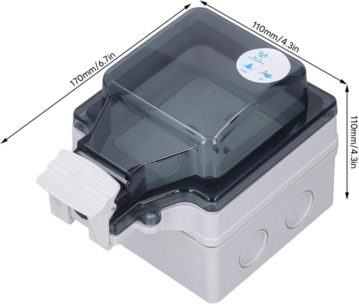 IP66 Waterproof and Dustproof wall Socket (IG86-SS) - Image 6